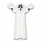 Beistle Club Pack of 12 White Tissue Hanging Ghost Halloween Decorations 23"